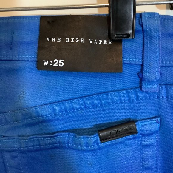 Joe’s blue coated high water jeans size 25 NWT minor wear - Picture 5 of 7